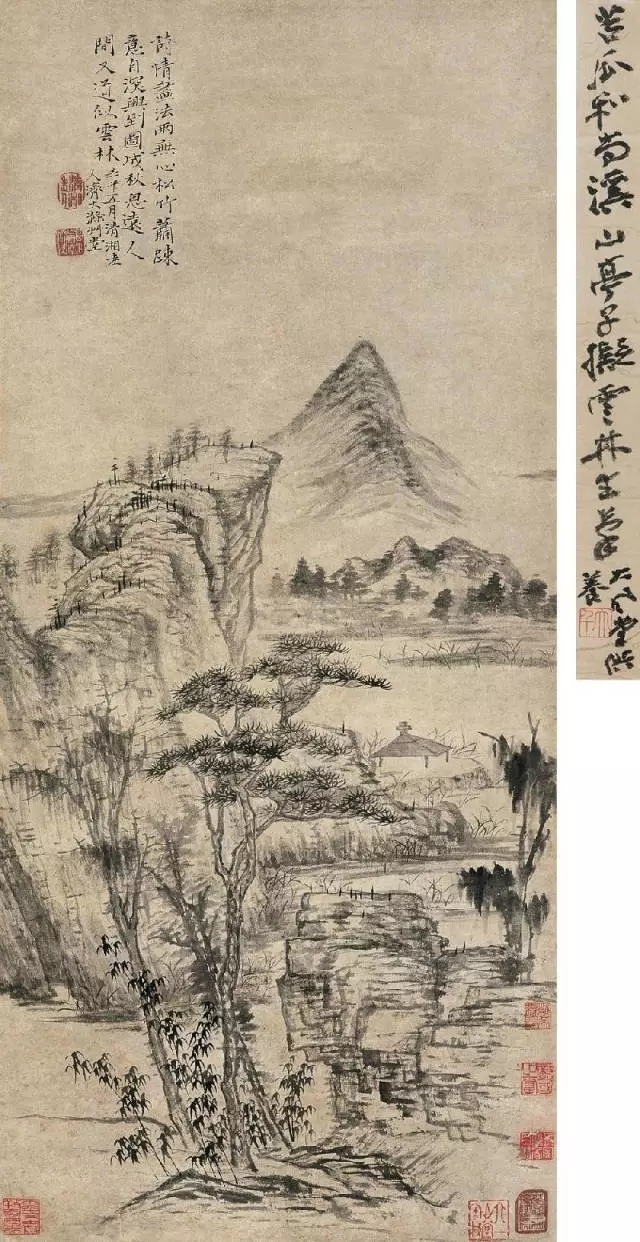 高清百图！清四僧山水美学之比较...... - 艺术纵横- 上海名家艺术研究